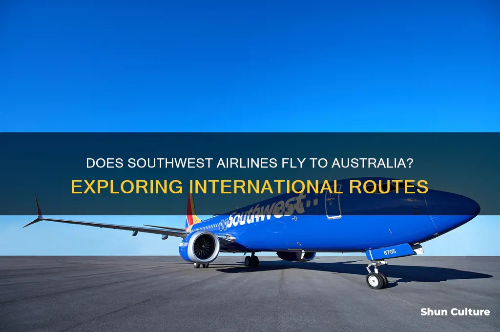 does outhwest go to australia