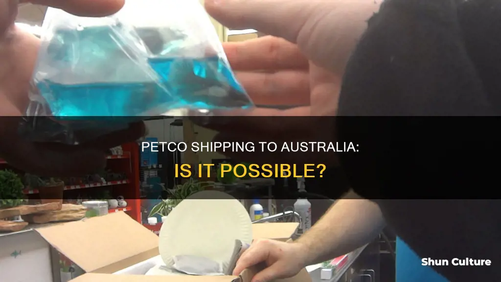 does petco ship to australia