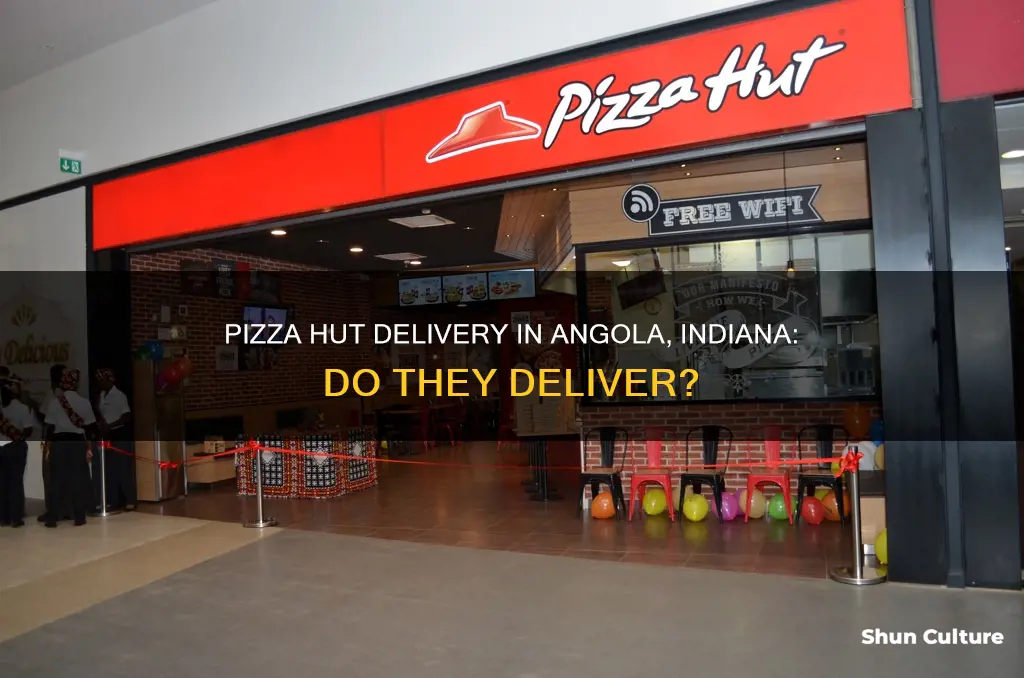 does pizza hut in angola indiana deliver