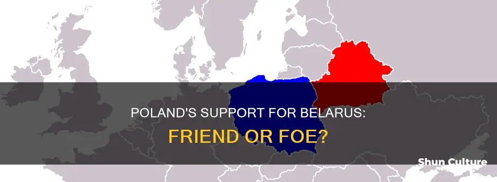 does poland support belarus