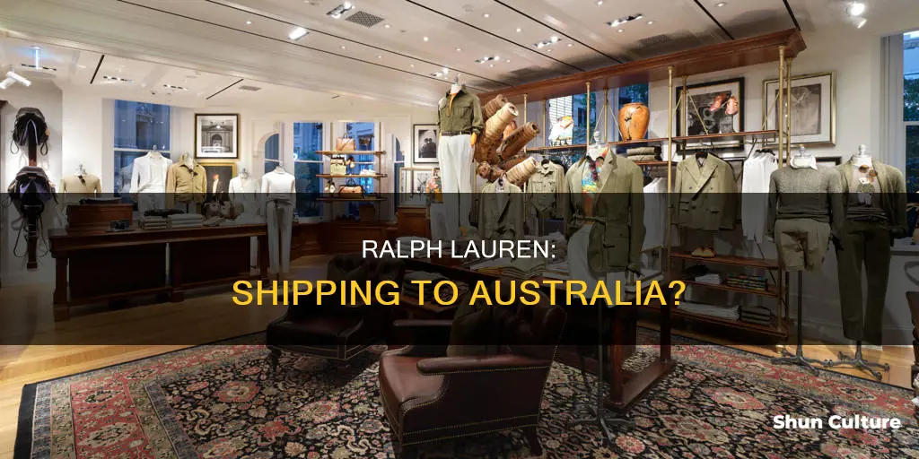 does polo ralph lauren ship to australia