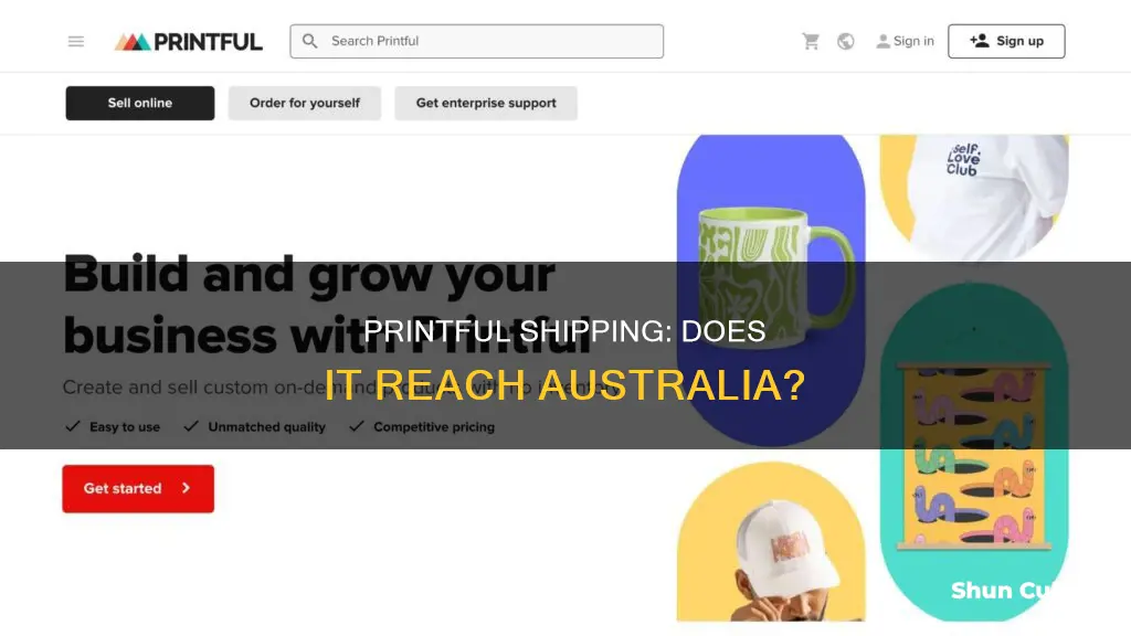 does printful ship to australia