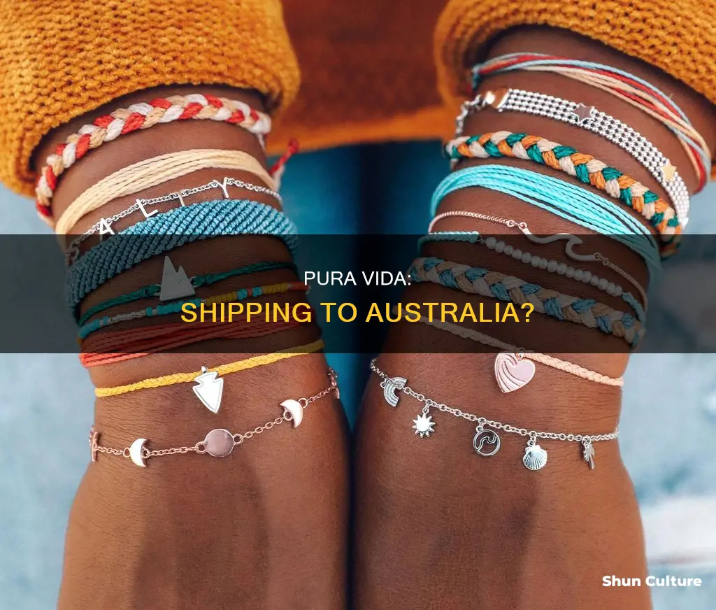 does pura vida ship to australia