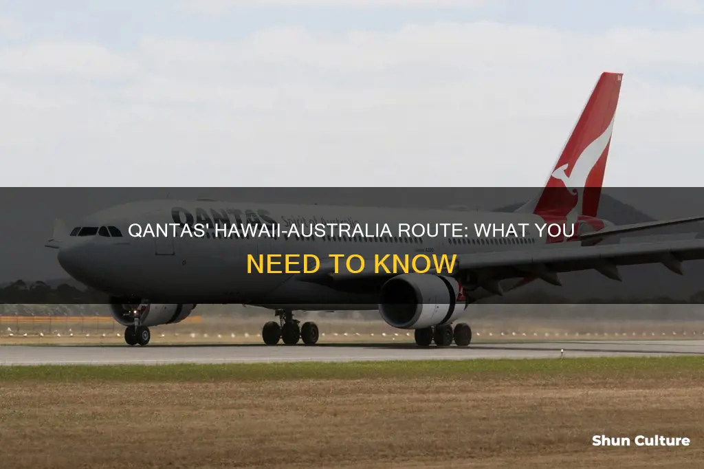does qantas fly from hawaii to australia