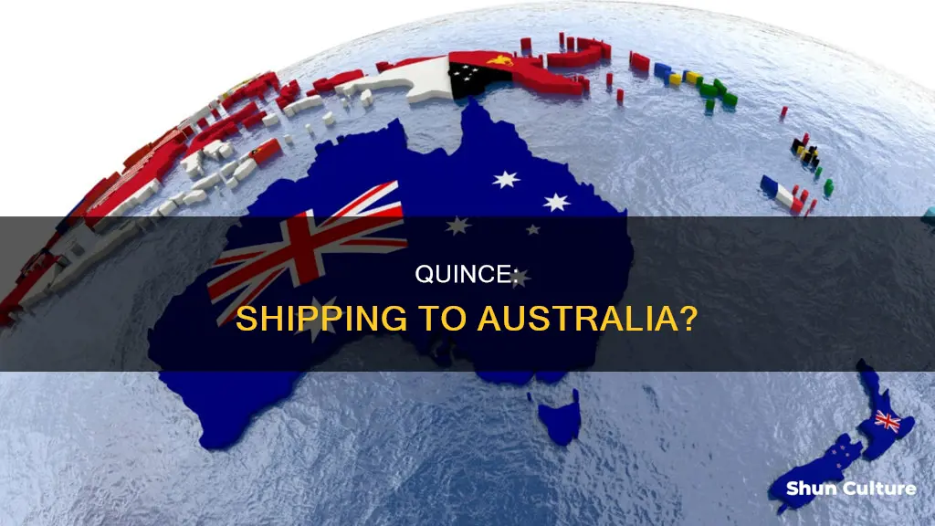 does quince ship to australia