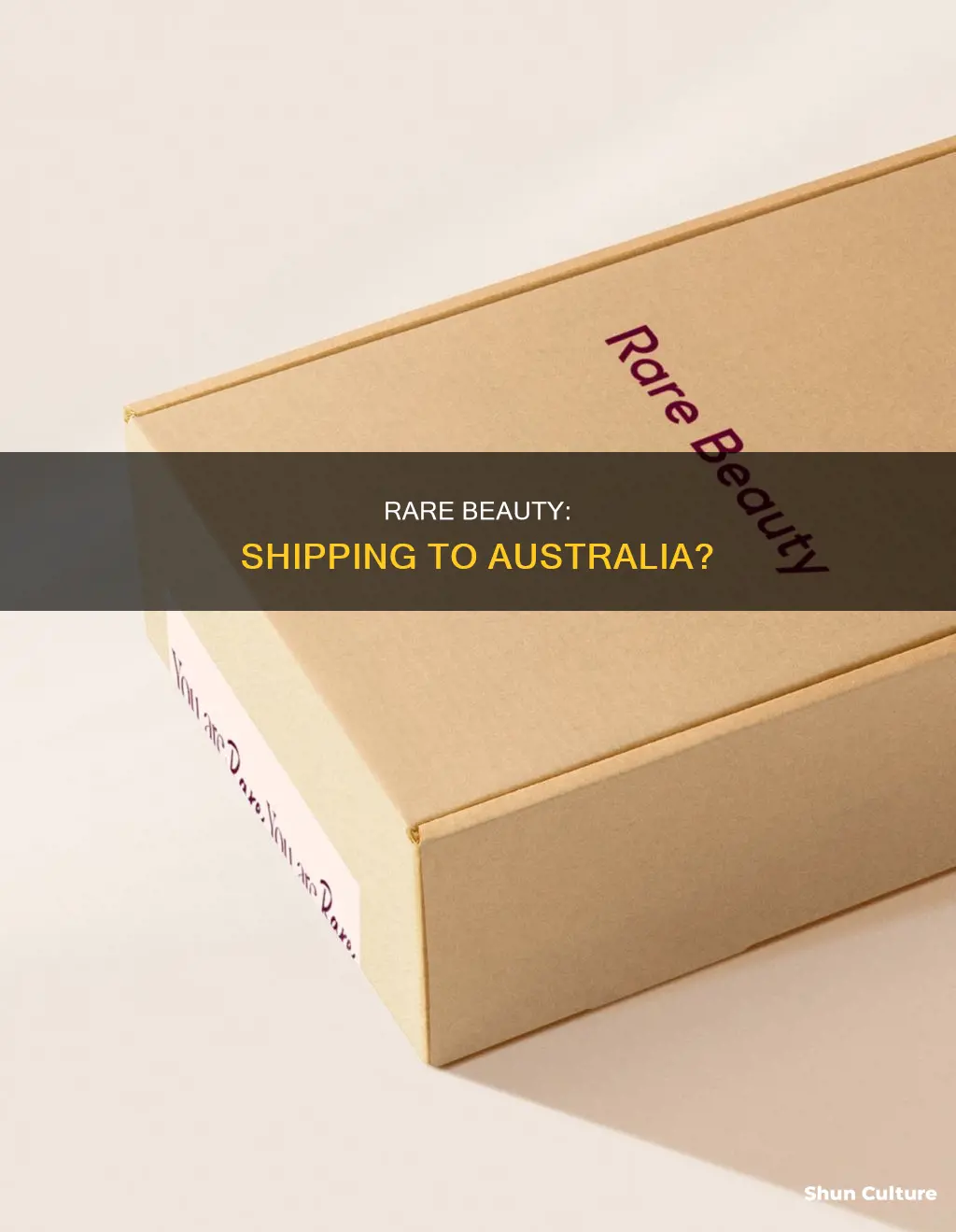 does rare beauty ship to australia