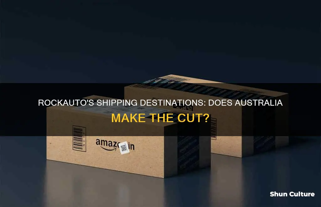 does rockauto ship to australia