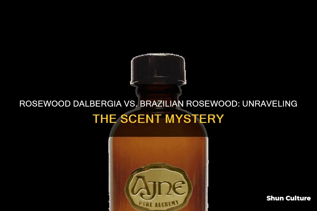 does rosewood dalbergia smell the same as rosewood from brazil