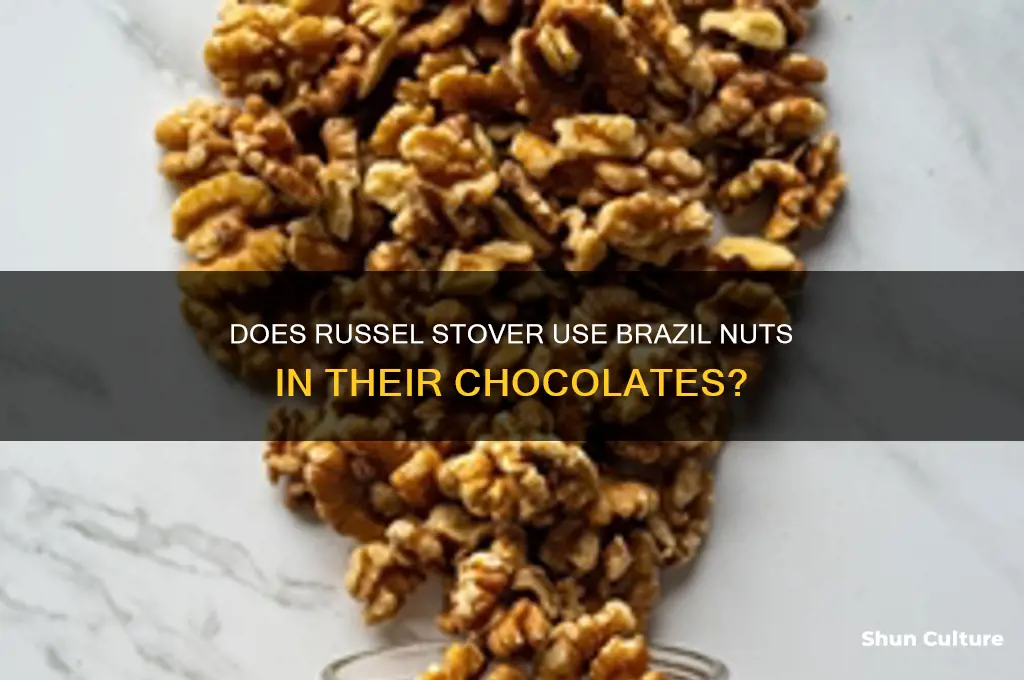 does russel stover use brazil nuts