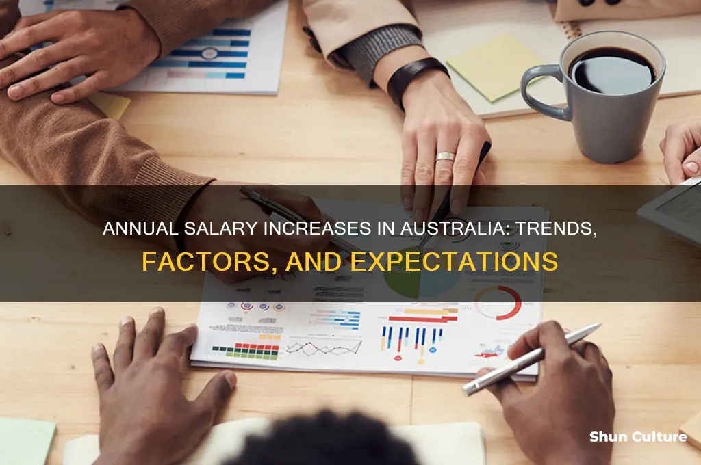 does salary increase every year australia