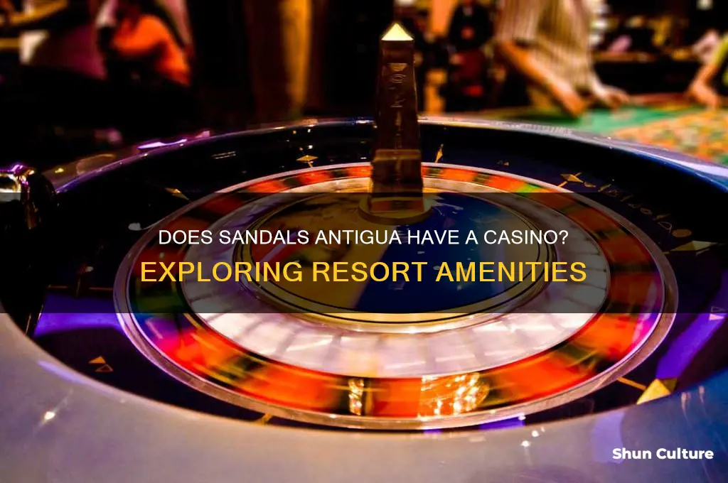 does sandals antigua have a casino