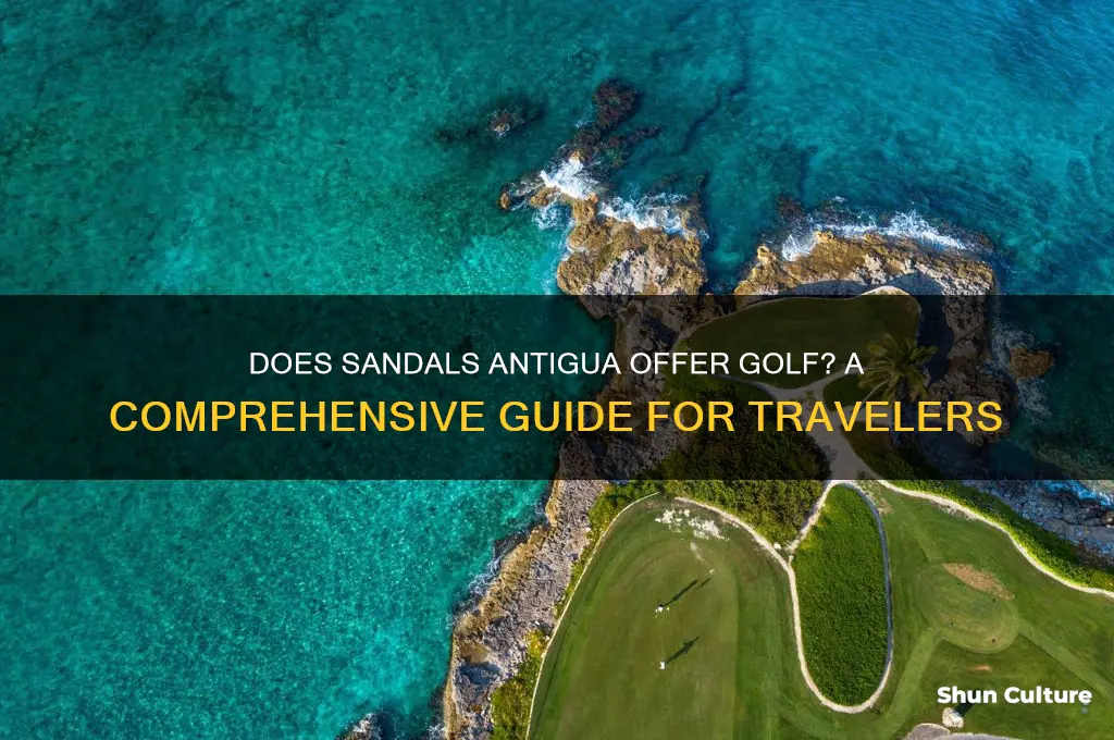 does sandals antigua have golf
