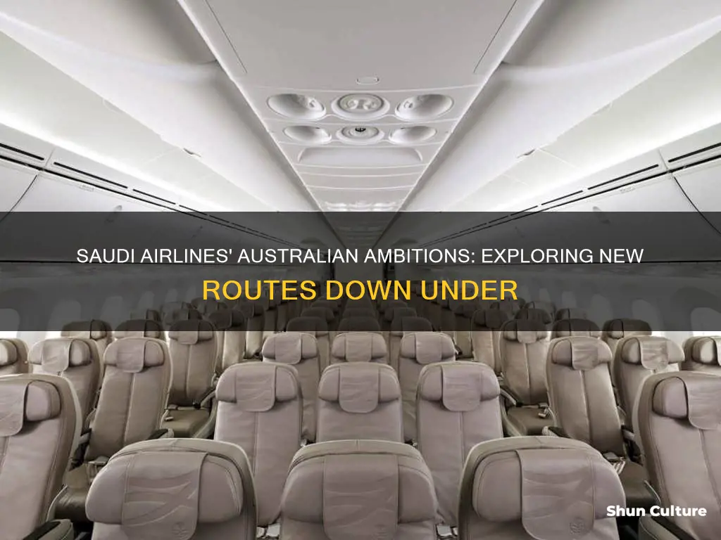 does saudi airlines fly to australia