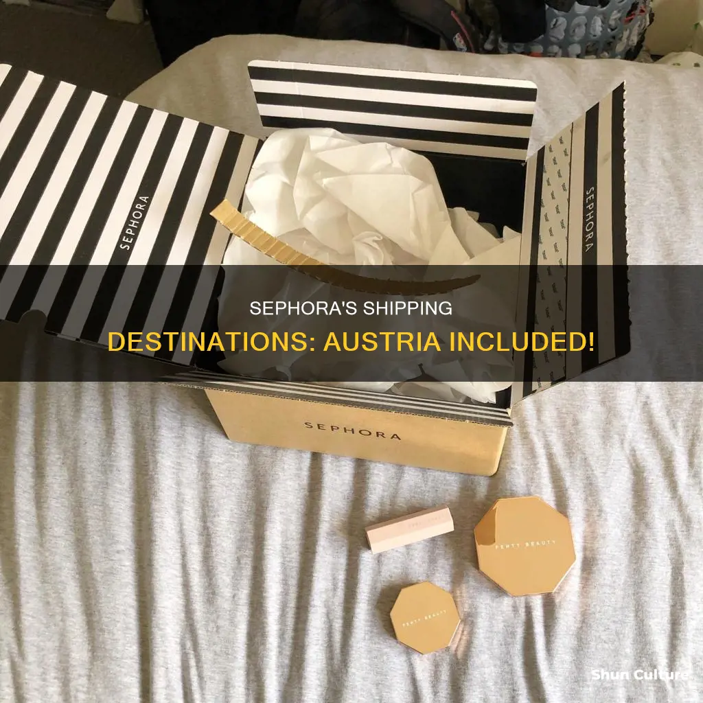 does sephora ship to austria