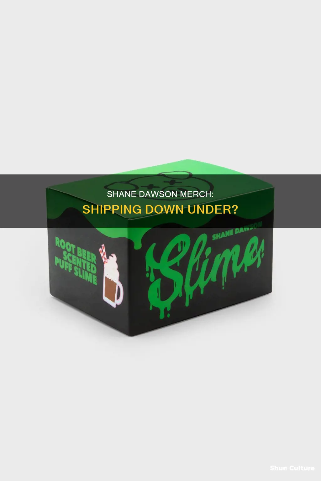 does shane dawson merch ship to australia