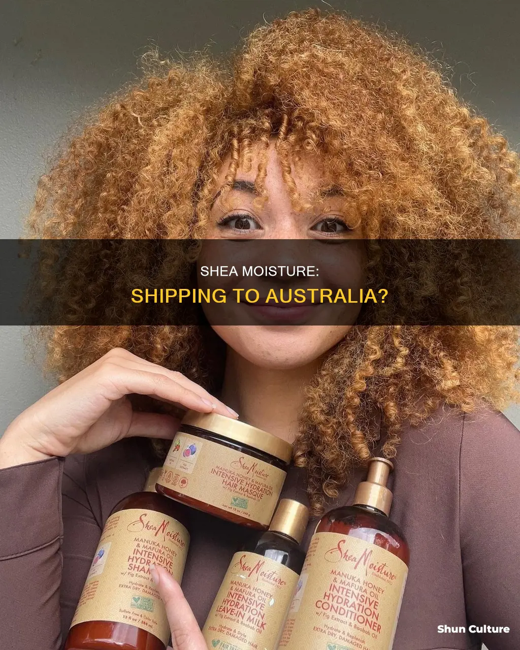 does shea moisture ship to australia