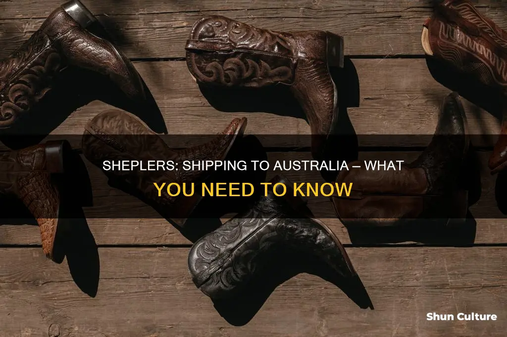 does sheplers ship to australia