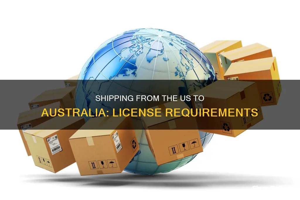 does shipping from us to australia require an export license