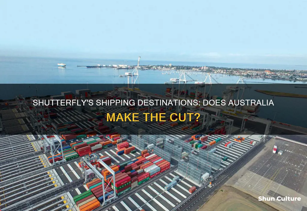 does shutterfly ship to australia