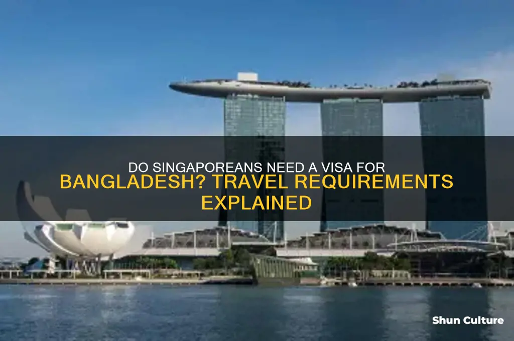 does singaporean need visa to bangladesh