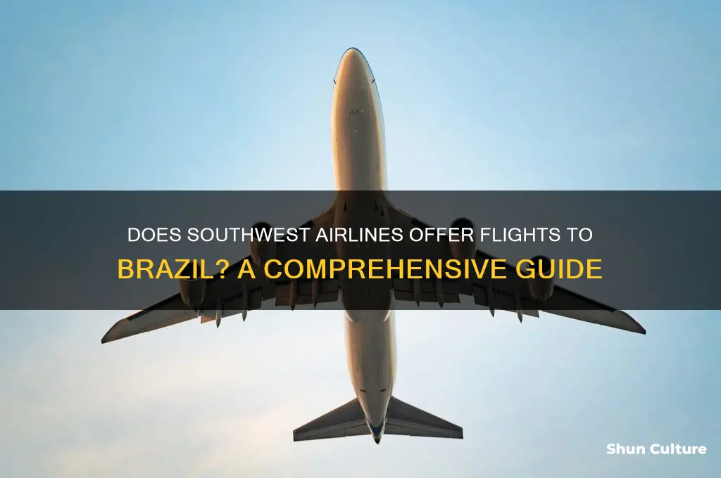 does southwest airline fly to brazil