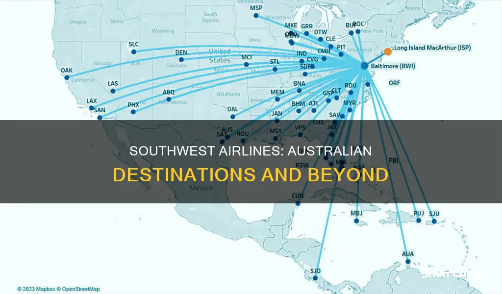 does southwest airlines fly to australia