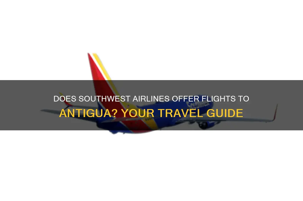 does southwest fly to antigua