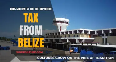 Southwest's Belize Departure Tax: What's Included?