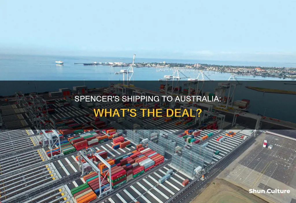 does spencers ship to australia