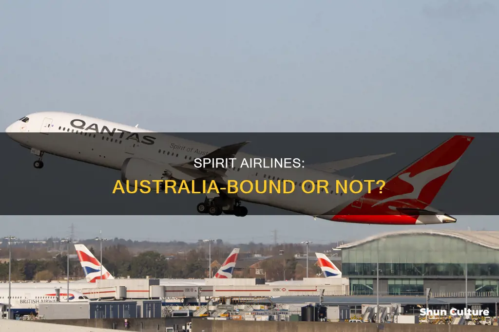 does spirit airlines fly to australia