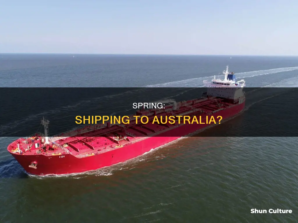 does spring ship to australia