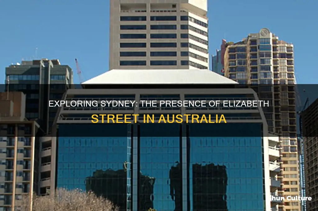does sydney australia have a elizabeth st