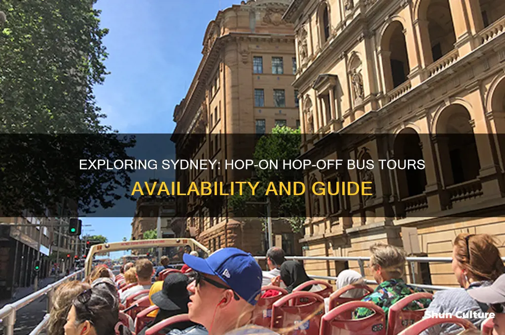 does sydney australia have a hop on hop off bus