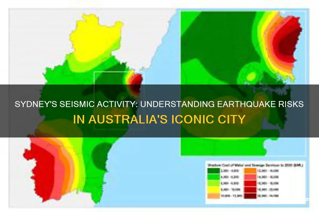 does sydney australia have earthquakes
