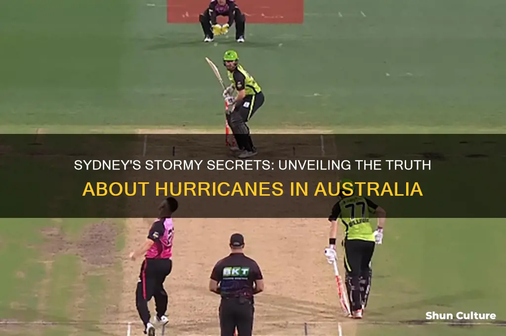 does sydney australia have hurricanes