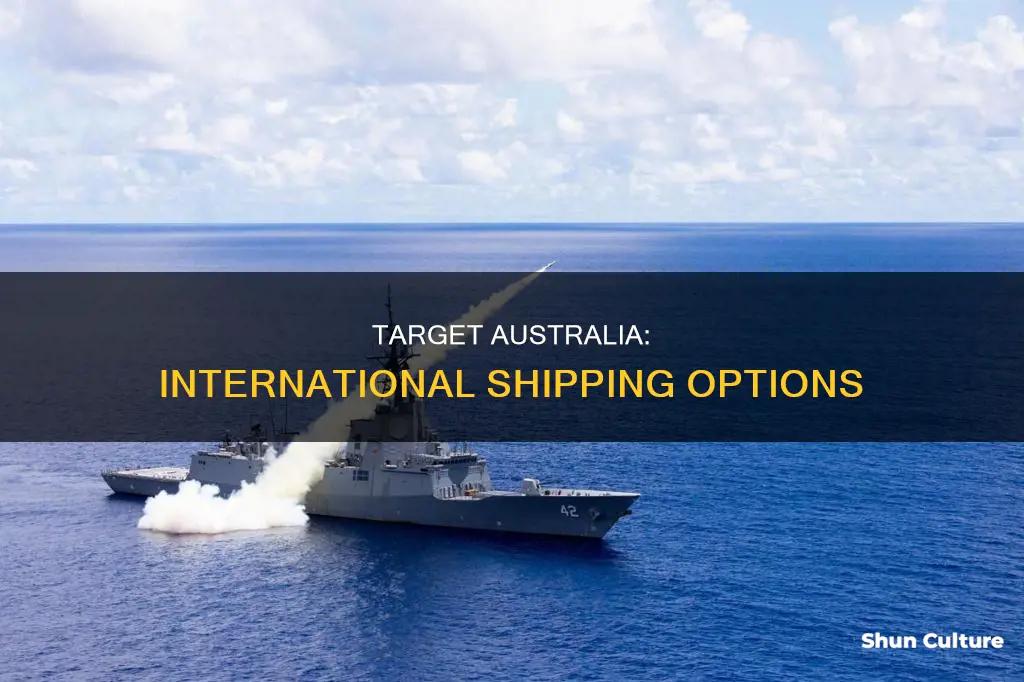 does target australia ship internationally