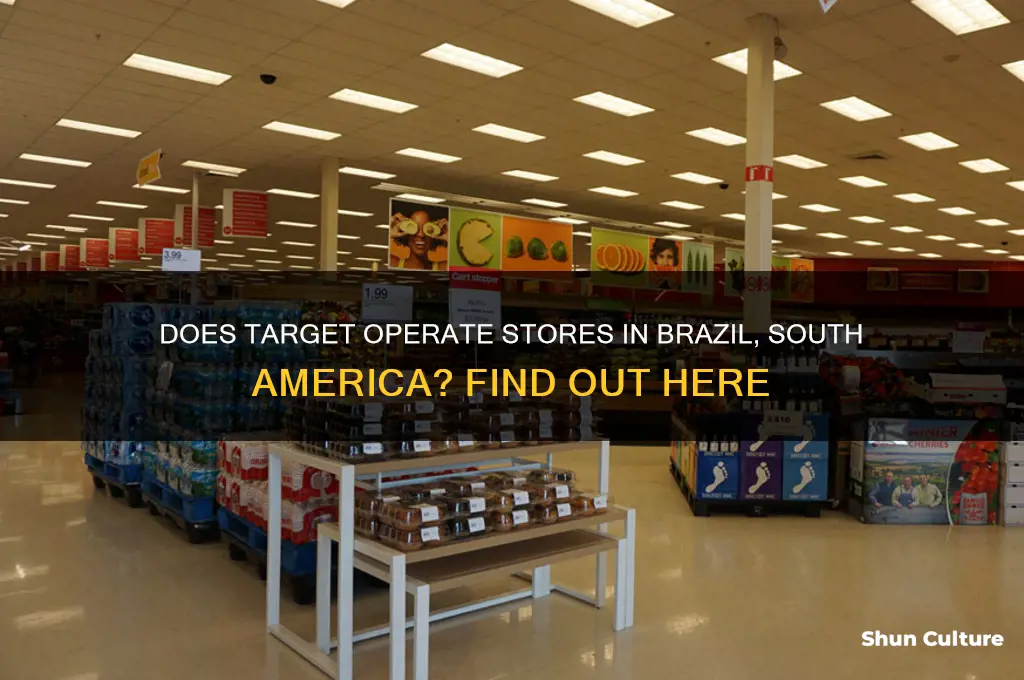 does target have stores in brazil south america