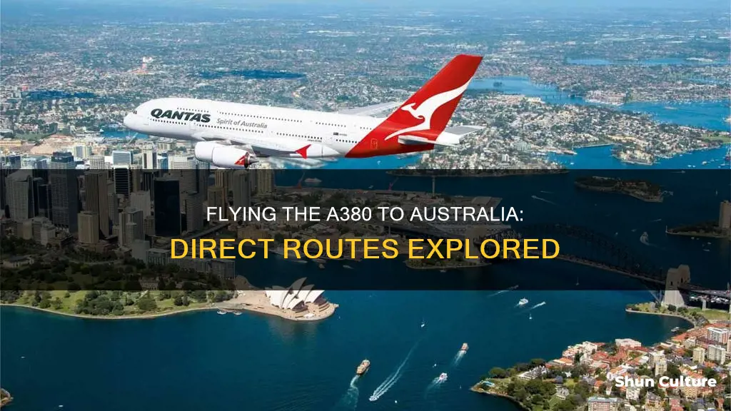 does the a380 fly direct to australia
