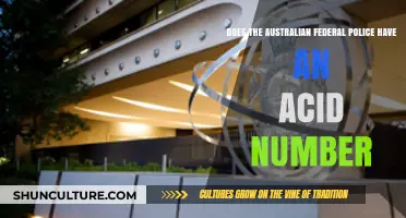 Australian Federal Police: Do They Have an Acid Number?