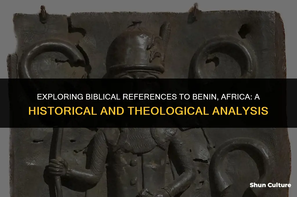 does the bible talk about benin africa