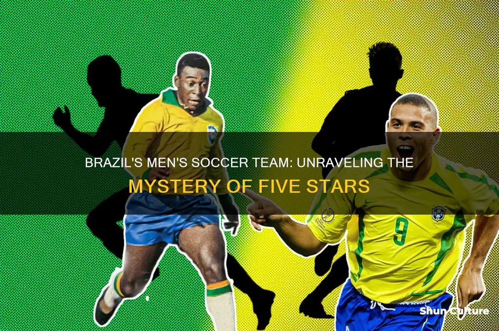 does the brazil mens soccer team have five stars