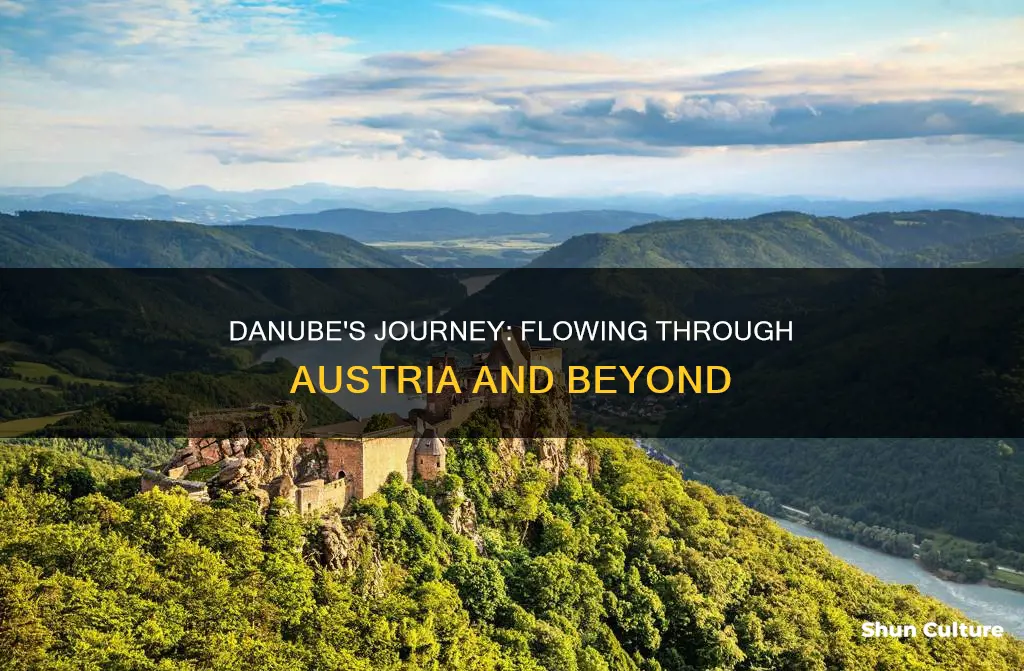 does the danube flow through austria