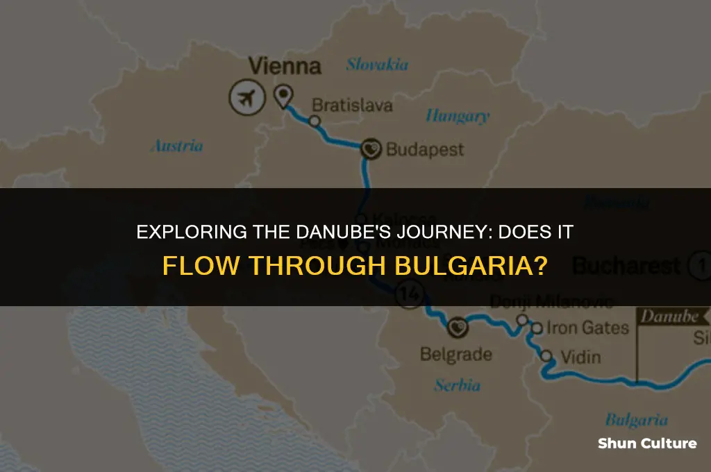 does the danube flow through bulgaria