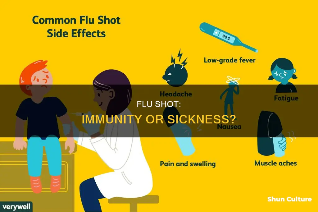 does the flu shot make you sick australia