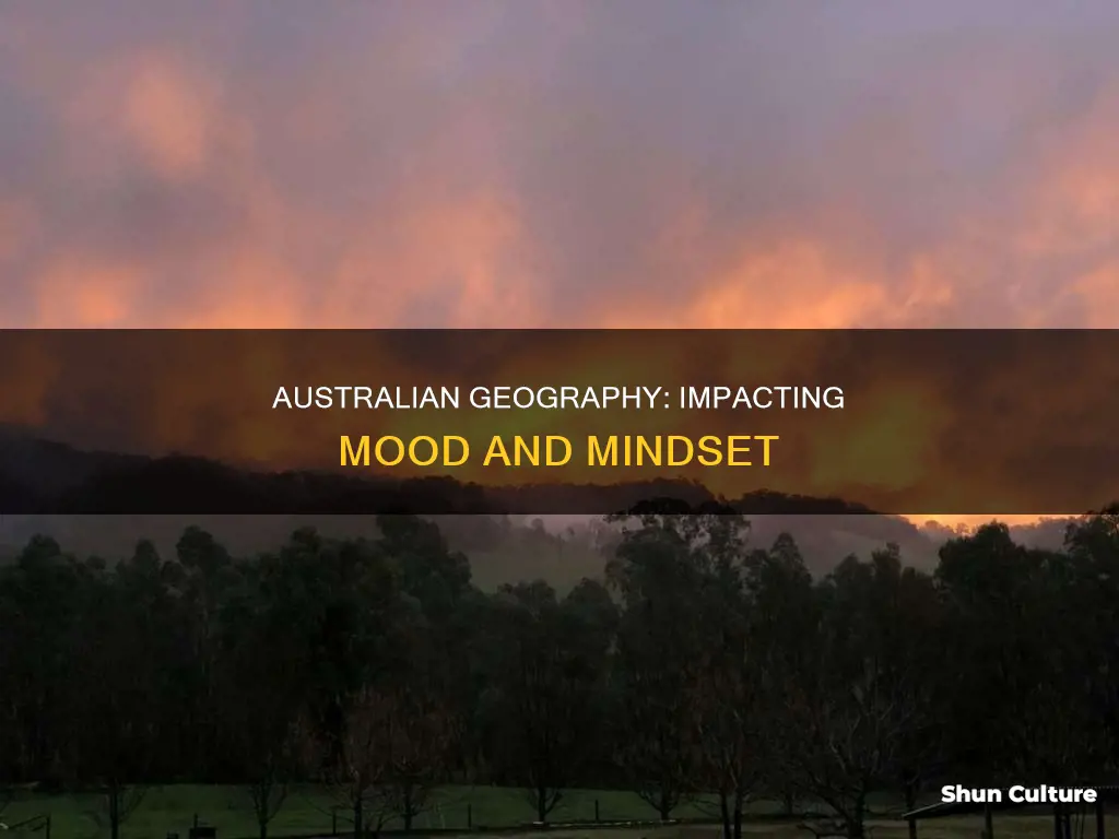 does the geographical location of australia affect people