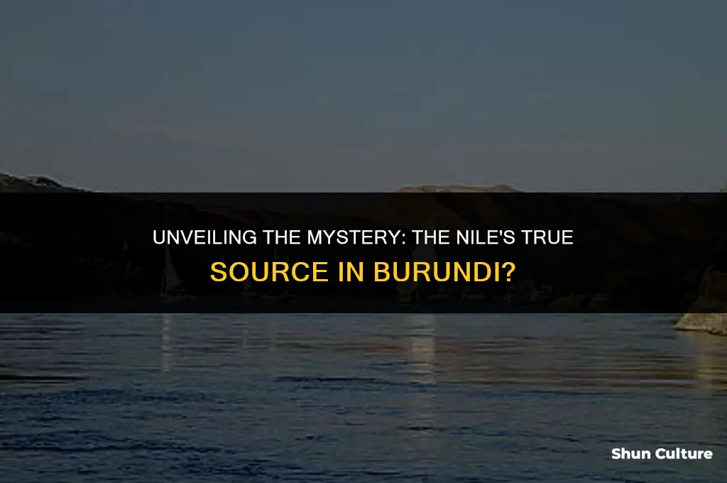 does the nile rise in burundi