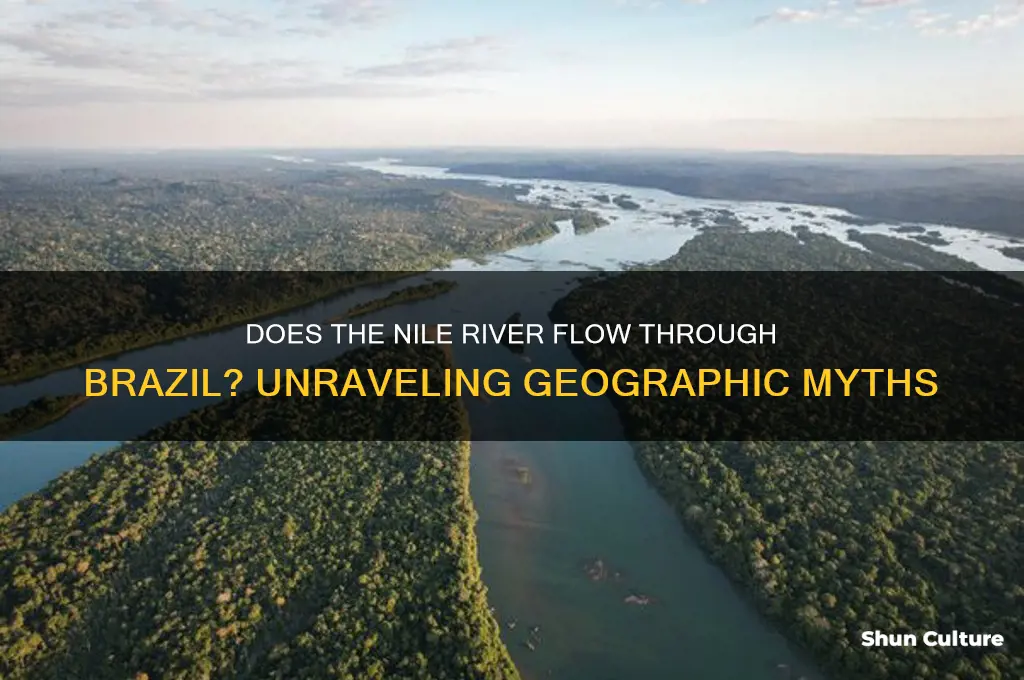 does the nile river run through brazil