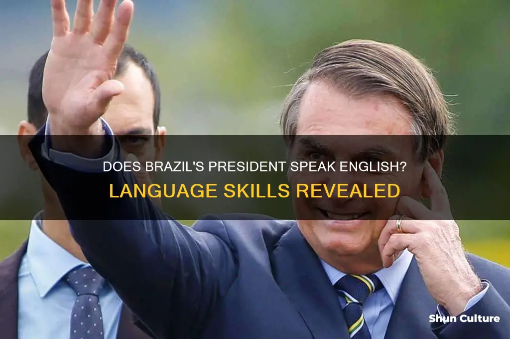 does the president of brazil speak english