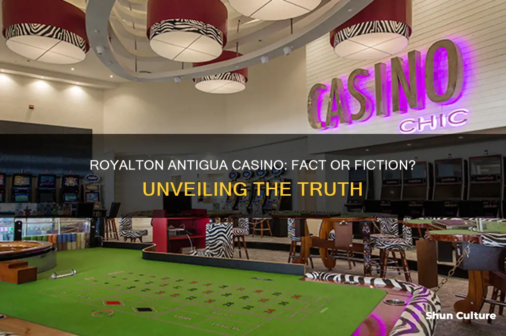 does the royalton antigua have a casino