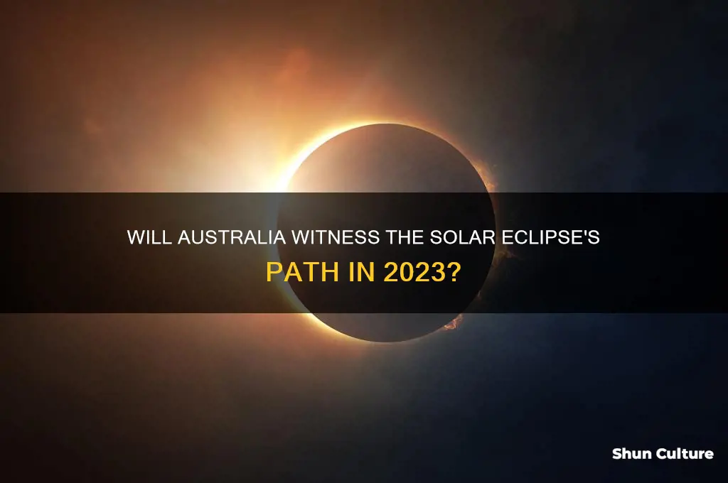 does the solar eclipse go through australia